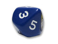 10er-Würfel mit 0-9 blau