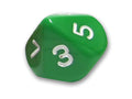 10er-Würfel mit 0-9 grün