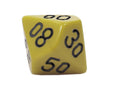 10er-Würfel mit 00-90 gelb