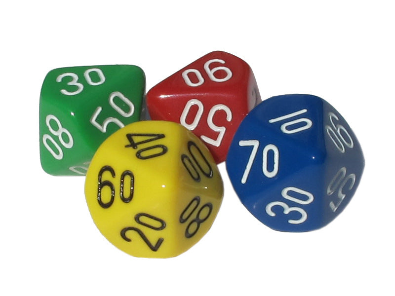 10er-Würfel mit 00-90