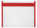 Abheftbare Reißverschlussmappe (groß, 30 x 23 cm) rot