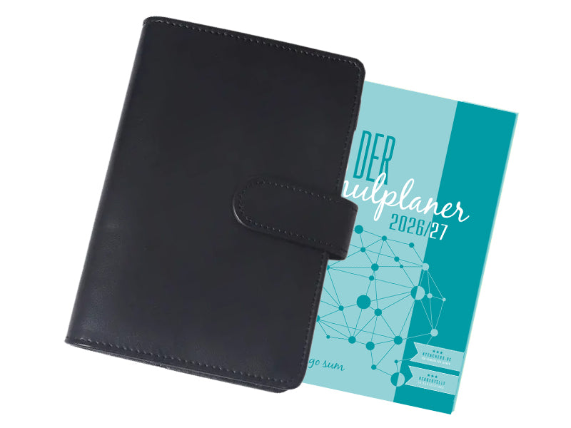 A5 Ringbuch (schwarz) mit Lehrerkalender-Einlage