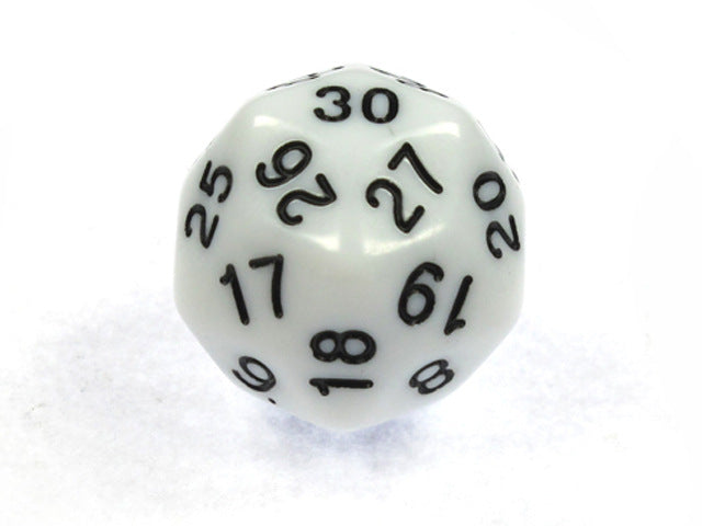 30er-Würfel weiß