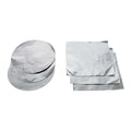 Aluminum foil, round, thickness 20 µm, diameter 150 mm