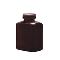 Weithalsflasche aus HDPE, quadratisch, braun, 2000 ml, 4 St.