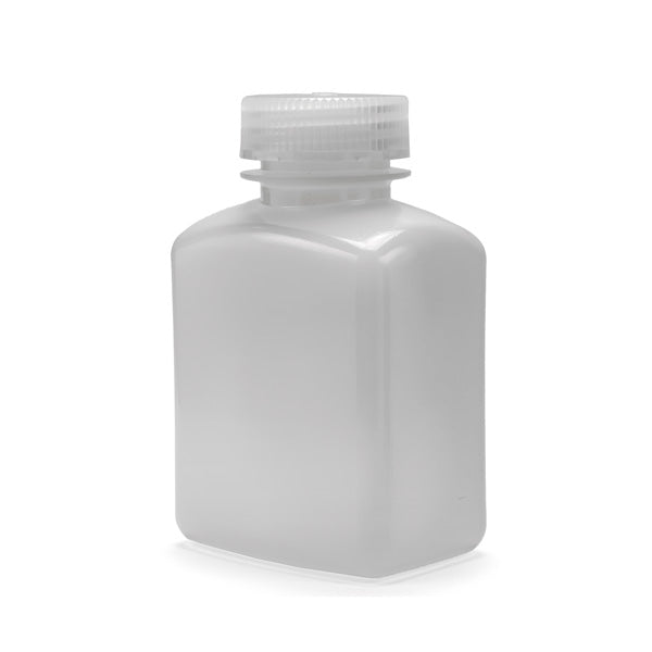 Weithalsflasche aus HDPE, quadratisch, 125 ml, 12 St.