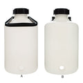 Kanister mit Ablasshahn, zylindrisch, HDPE, 10 L