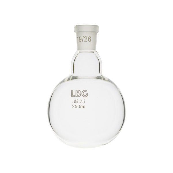 Rundkolben, mit Normschliff, LBG 3.3, 19/26, 250 ml, 10 St.