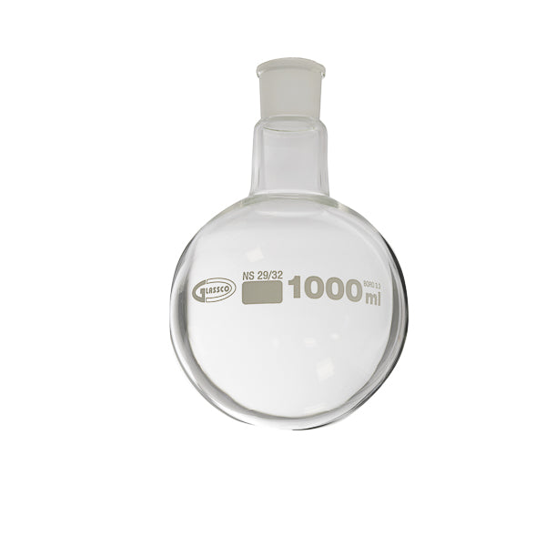 Rundkolben, mit Normschliff, GLASSCO, 29/32, 100 ml, 10 St.