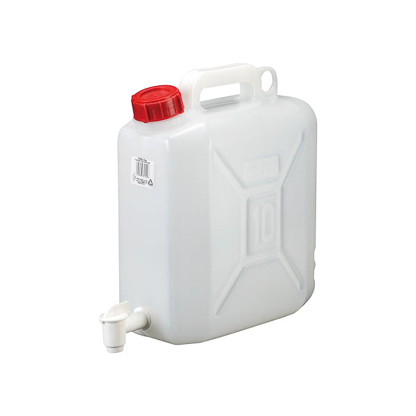 Kanister mit Ablasshahn, HDPE, 10 L