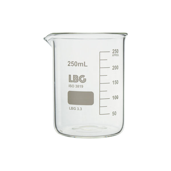 Becherglas, niedrige Form, 50 ml, LBG 3.3, 12 St.