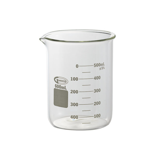 Becherglas, niedrige Form, zur intensiven Nutzung, 400 ml, 12 St.