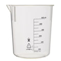 Becherglas, niedrige Form, aus PMP mit Ausguss 50 ml, 12 St.