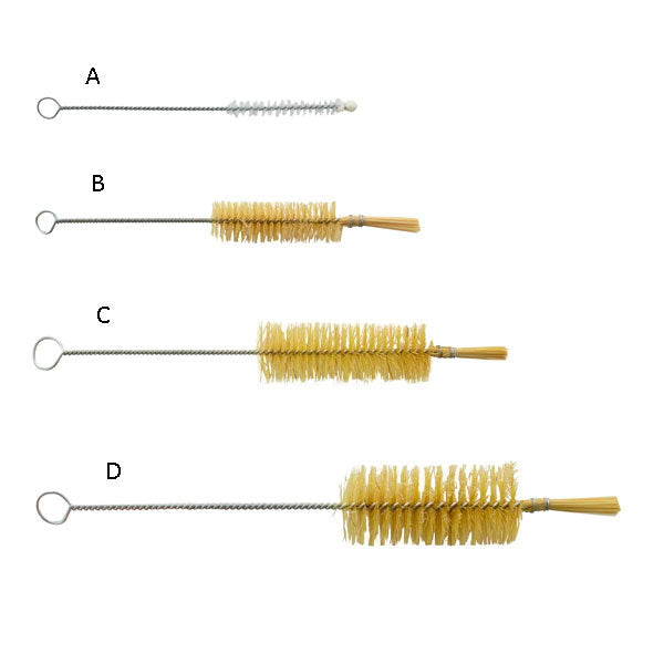 Bürste für reagenzgläser, Nylon, 2 St.