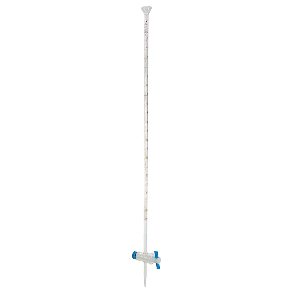 Bürette mit geradem Hahn aus PTFE und Schellbachstreifen, Klasse A, 10 ml