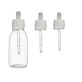 Schraubverschluss mit Tropfenzähler, PP28, für 30 ml Fläschchen, Silikon-Pipettensauger, 10 St.