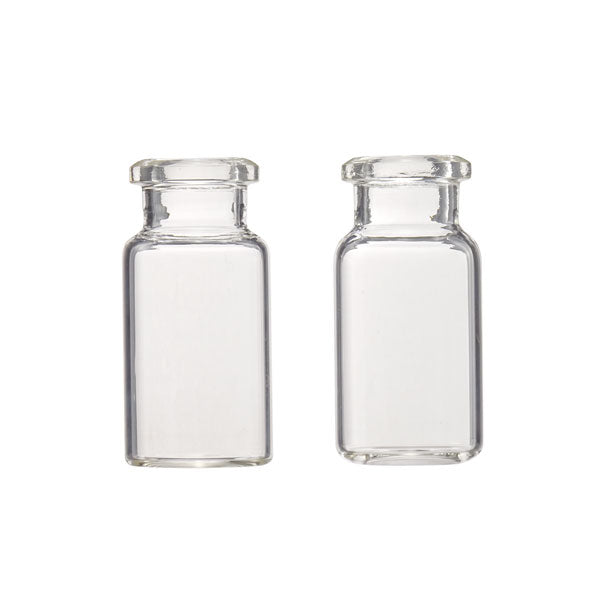 Vial Headspace, transparent, mit Kappe verschließbar, 10 ml, runder Boden, 100 St.