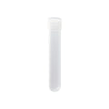 Test tube with screw cap in PP, without label