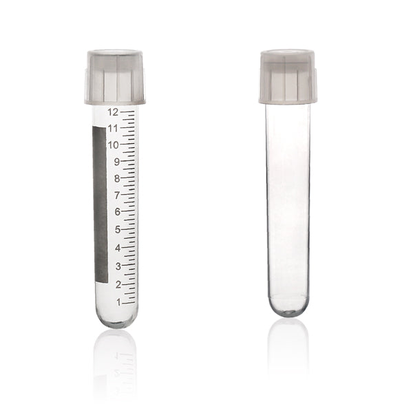Kulturröhrchen mit Verschluss, mit zwei Positionen, 15 ml, nicht graduiert, PS, 500 St.