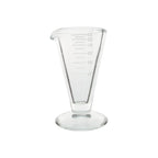 Messzylinder, konisch, aus dickem Glas