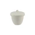 Tiegel aus Porzellan, mit Deckel, mittelhohe Form, 100 ml, 6 St.
