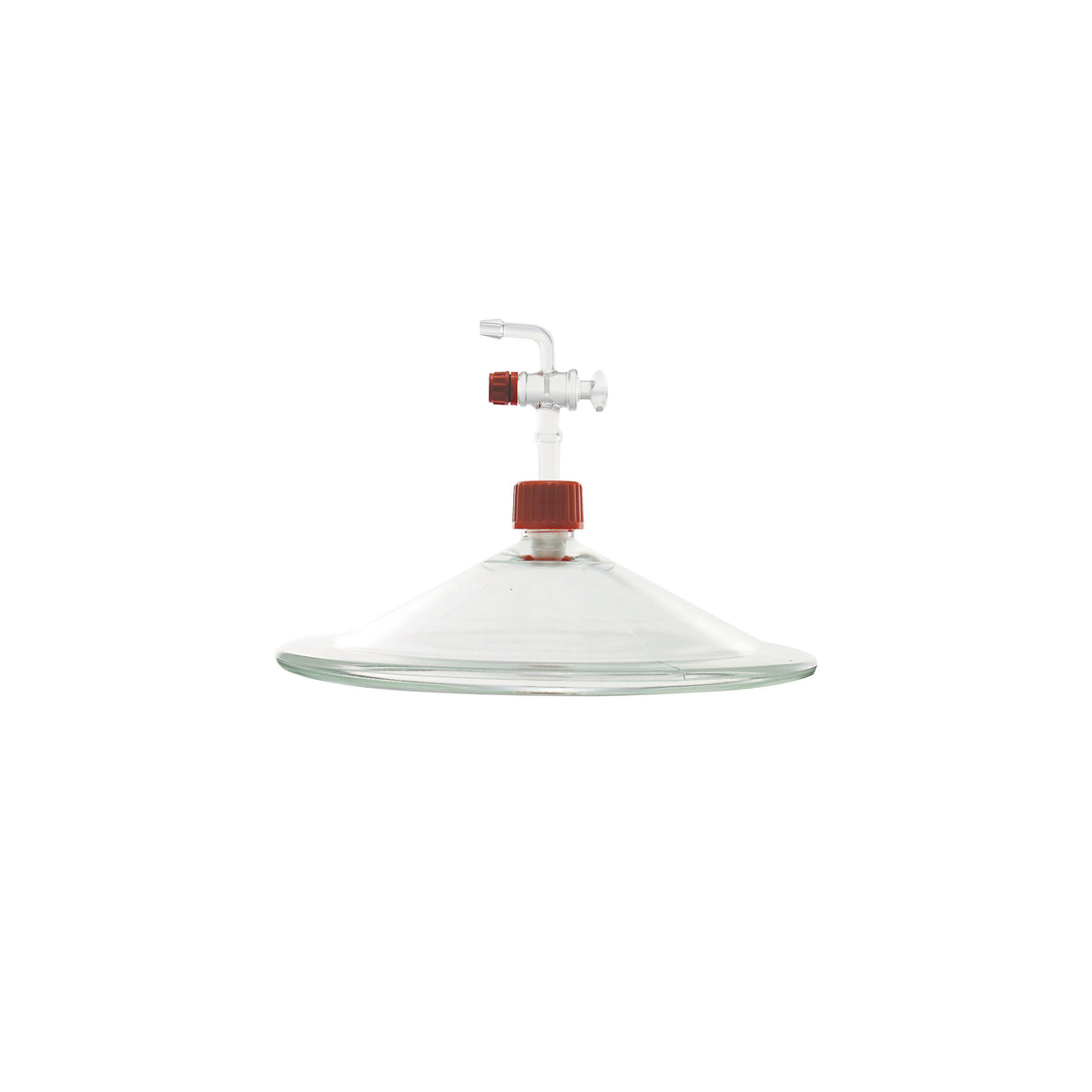 Ersatzdeckel mit seitlicher Olive für Exsikkator DE07-300, transp.