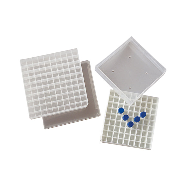 Gefrierboxen aus Polypropylen für 81 Kryoröhrchen (9 x 9) 1,8 ml