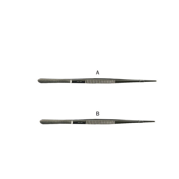 Pinzette, gerade, für die Dissektion mit feine Spitze, lang, 300 mm, Edelstahl
