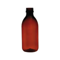 Gewindeflasche aus PET, Braunglas, NS PP28, 125 ml, 209 St.