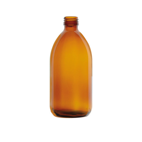 Gewindeflasche, enger Hals, PP28, Braunglas, 30 ml, 156 St.