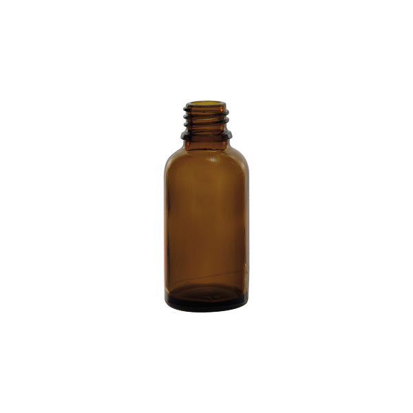 Glasfläschchen, Enghals, DIN-18, braun, 100 ml, 70 St.