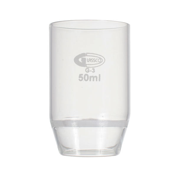Tiegel mit Filterplatte, Porosität 3, Vol. 30 ml , Ø 35 mm, 10 St.