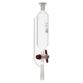 Tropftrichter, zylindrisch, mit Druckausgleich und PTFE-Hahn, 19/26, 100 ml