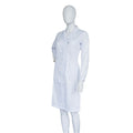 Weißer Kittel, Damen, 65 % Polyester/ 35 % Baumwolle, Größe S (42-44), 10 St.