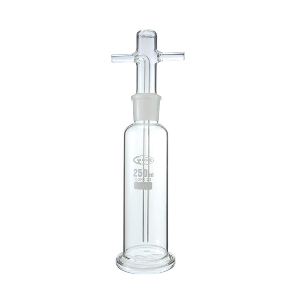Gaswaschflasche nach Drechsel, komplettes Gerät, 500 ml, 29/32, LBG 3.3