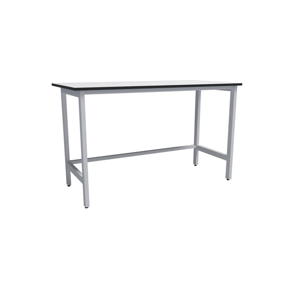 Labortisch mit H-Fußgestell mit Rückwänden, 1500 x 750 x 900 mm