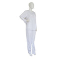 Labor-Arbeitskleidung, 65 % Polyester/35 % Baumwolle, weiß, unisex, Größe S