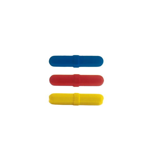 Magnetrührstäbe, oktaedrisch, farbig, rot, d 8 x L 22 mm, 5 St.