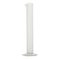 Messzylinder, Sechskantfuß, graduiert, PP, Klasse B, 10 ml, 12 St.