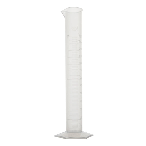 Messzylinder, Sechskantfuß, graduiert, PP, Klasse B, 1000 ml, 3 St.