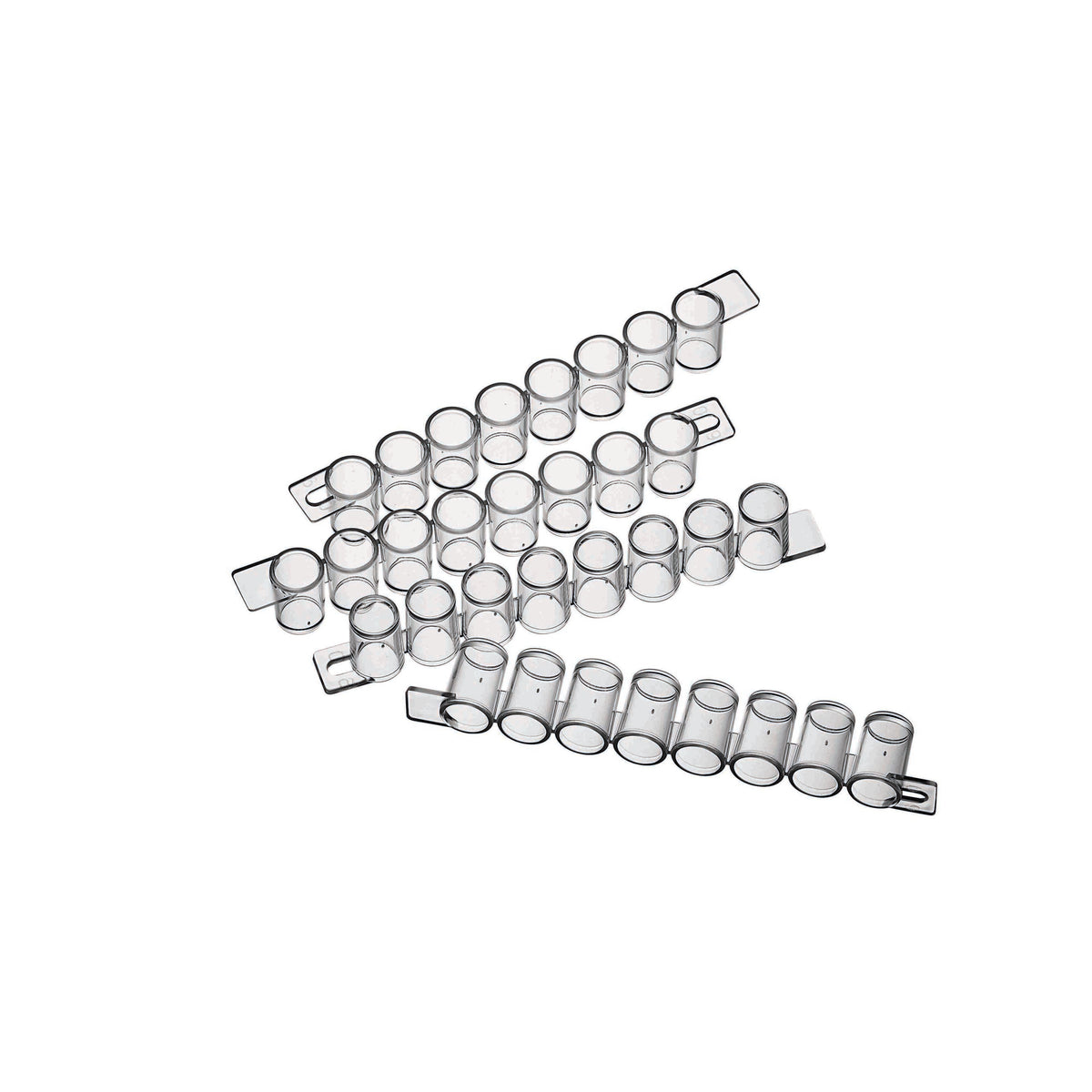 Mikrotiter-Deckel bis 96 Vertiefungen, 10 St.