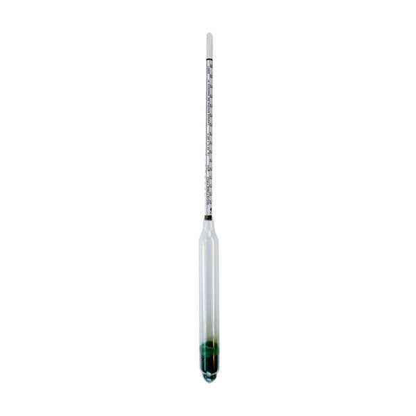 Mostmeter, drei Skalen, 0.980-1.130 g/ml / 0-16°Bé / 3-17%