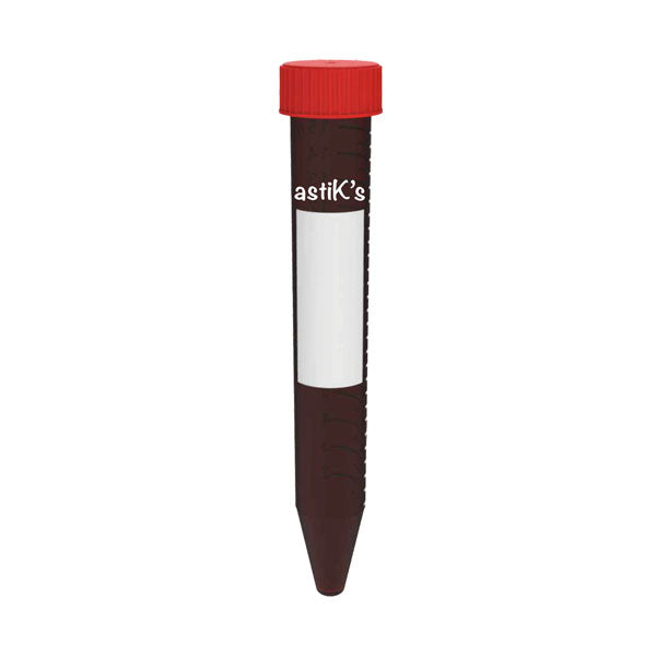Zentrifugenröhrchen, graduiert, mit Schraubverschluss, 15 ml, braun, PP, Premium Line, 25 St.