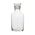 Flasche mit transparentem Glasstopfen, mattiert, Weithals, 1000 ml, 8 St.