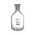 Enghalsflasche, transparent, mit PP-Normschliffstopfen, 250 ml, GLASSCO, 10 St.