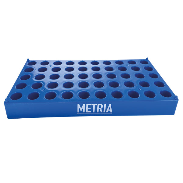Rack aus PP, für Chromatographie-Vials, 2 ml, blau, 1 St.