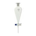 Scheidetrichter, konisch, mit Glasküken, 250 ml, LBG 3,3, 2 St.