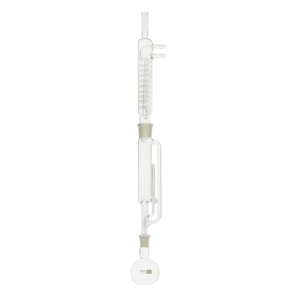 Extraktionsapparat nach Soxhlet, 100 ml Extraktor, komplettes Gerät, GLASSCO