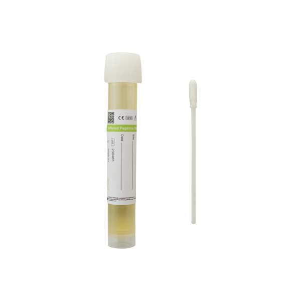 Oberflächen-Probenahme-Kit, steriler Tupfer und Fläschchen mit 10 ml NNSS-Salzlösung, 50 Stück.