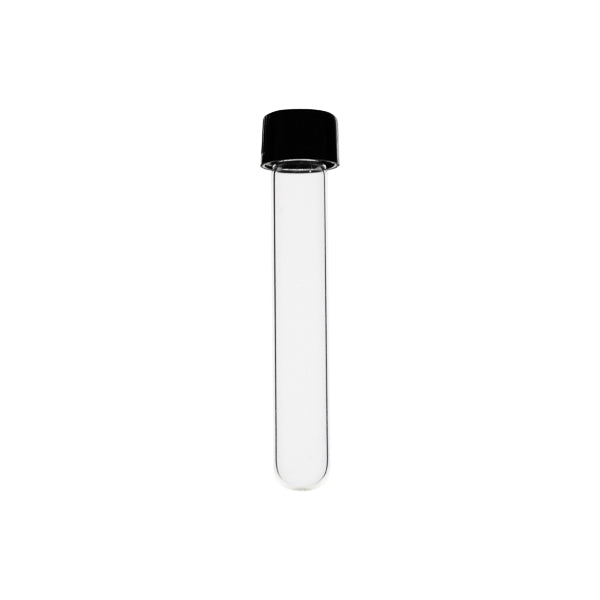 Reagenzglas mit Schraubverschluss und PP-Verschluss, runder Boden, Ø12 x 75, 250 St.